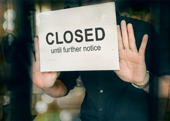 Closed until further notice